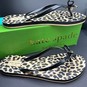 Kate Spade - Nova - Leopard Print Flip-Flop Sandal
